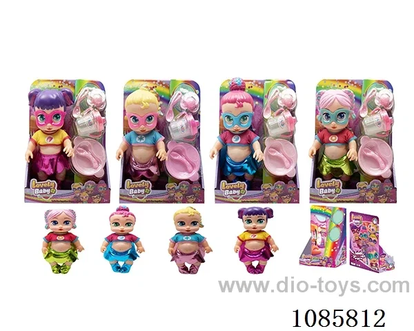 4mixed 10inch doll with music