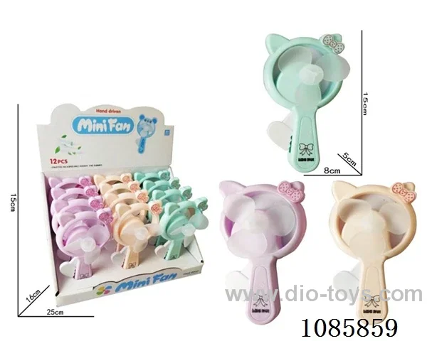 Hand press small fan 12PCS