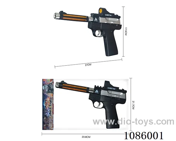 B/O gun toys W L/M