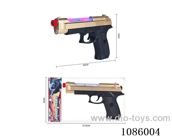 B/O gun toys W L/M
