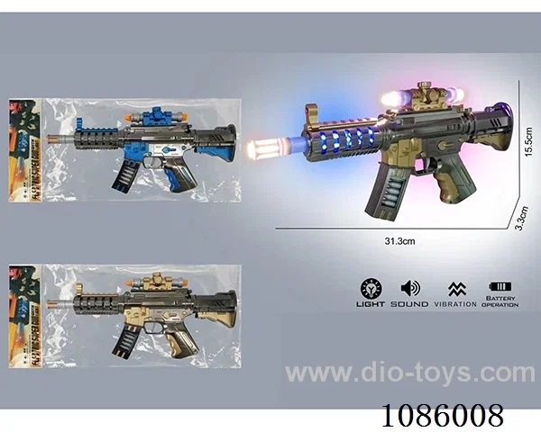 B/O gun toys W L/M