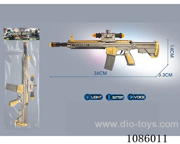 B/O gun toys W L/M