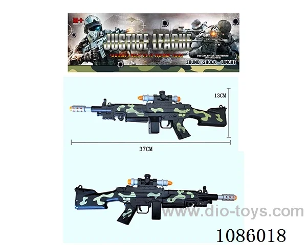 B/O gun toys W L/M