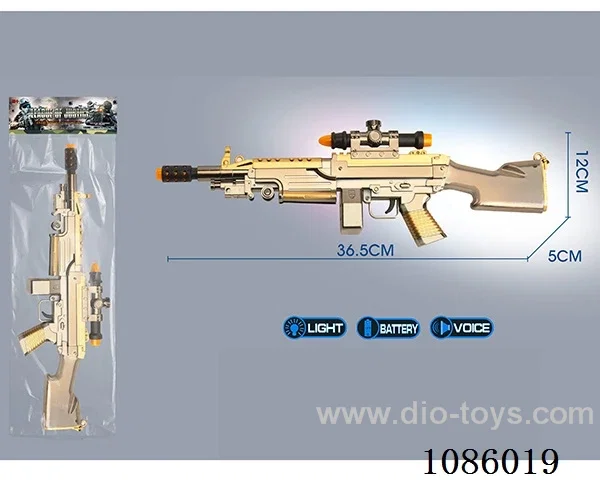 B/O gun toys W L/M