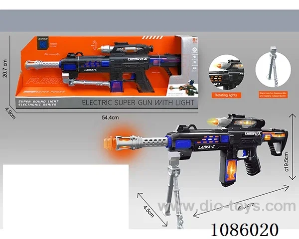 B/O gun toys W L/M