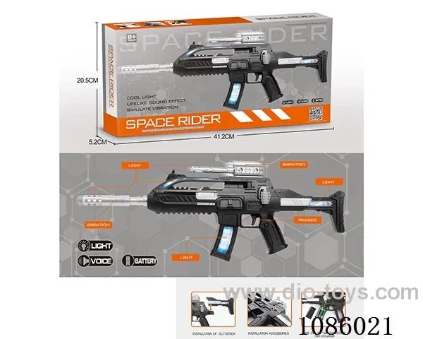 B/O gun toys W L/M