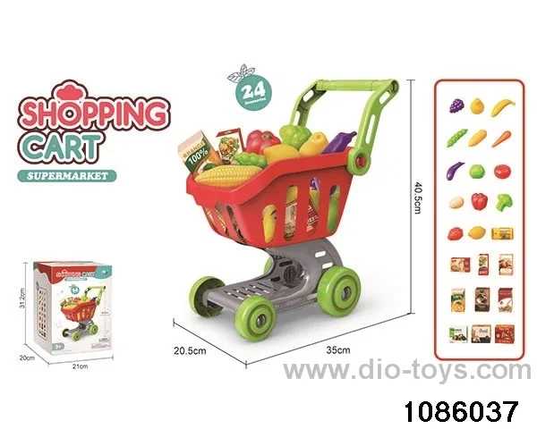 24pcs shopping cart in color box