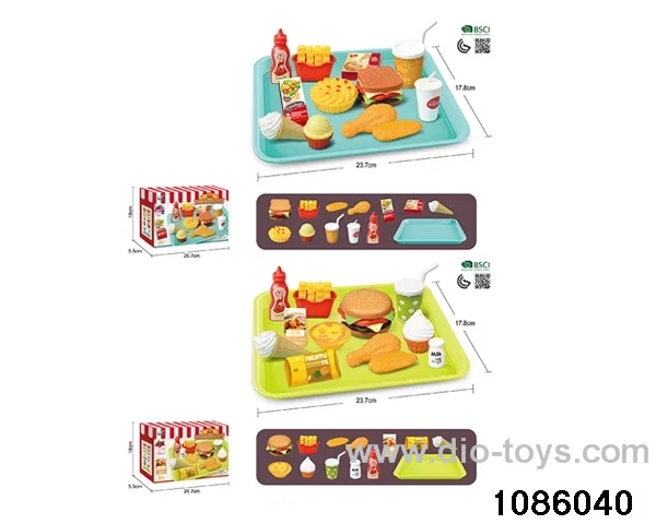 Fast food set in color box