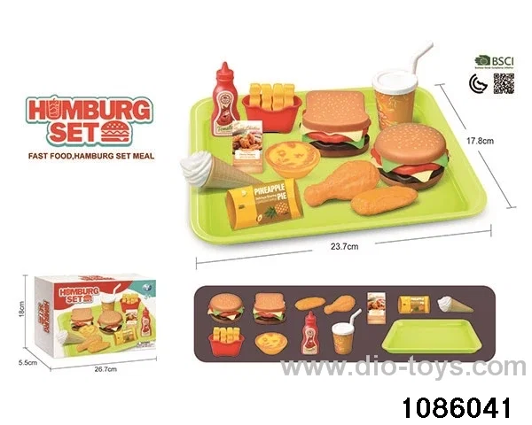 Fast food set in color box