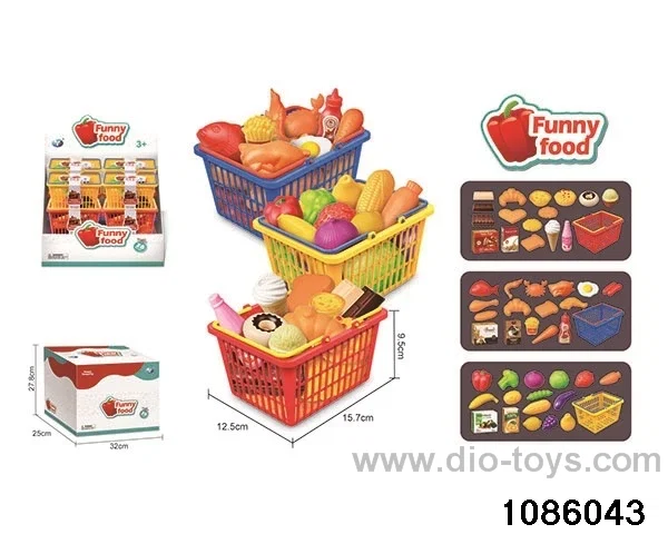 shopping basket in color box