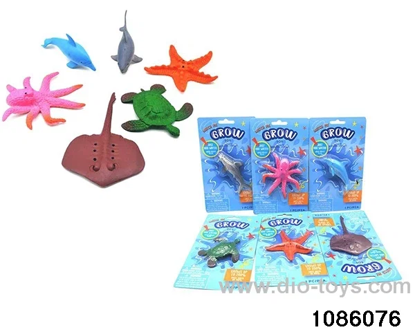 Foam Expansion Marine Animal in paper card