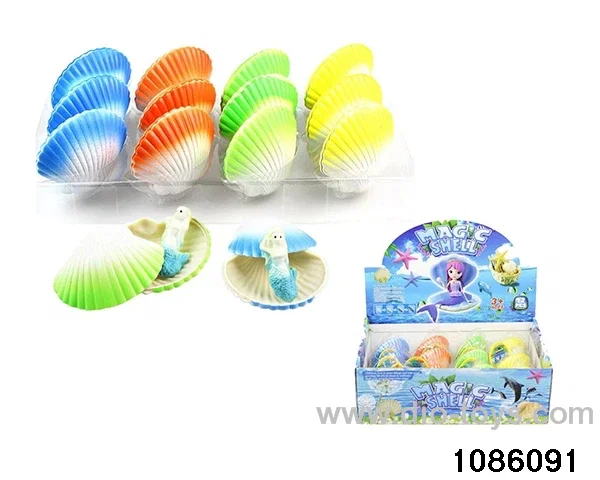 mermaid shell in 12pcs display box