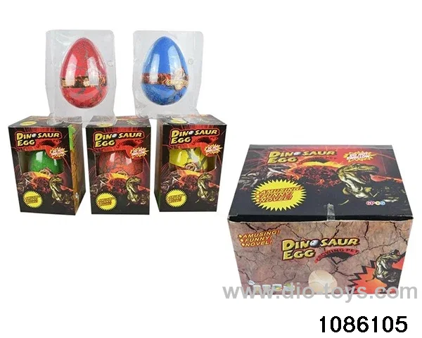 dinosaur egg in 6pcs display box