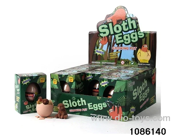 sloth Easter egg in 12pcs display box