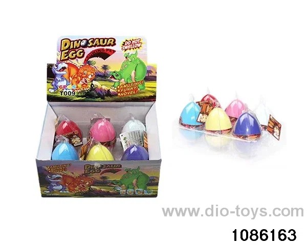 dinosaur egg in 6pcs display box