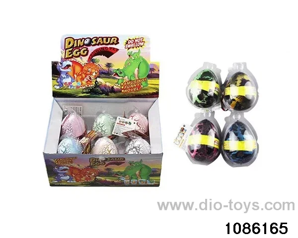 dinosaur egg in 6pcs display box