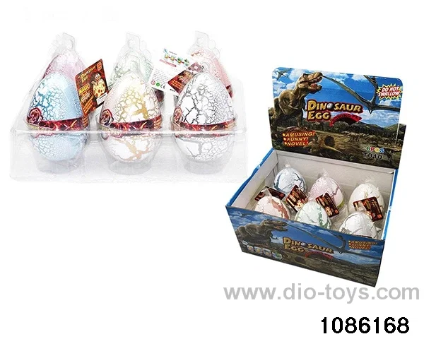 dinosaur egg in 6pcs display box