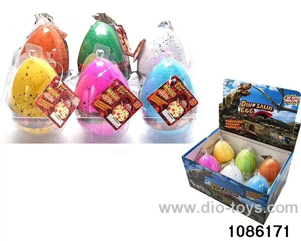 dinosaur egg in 6pcs display box