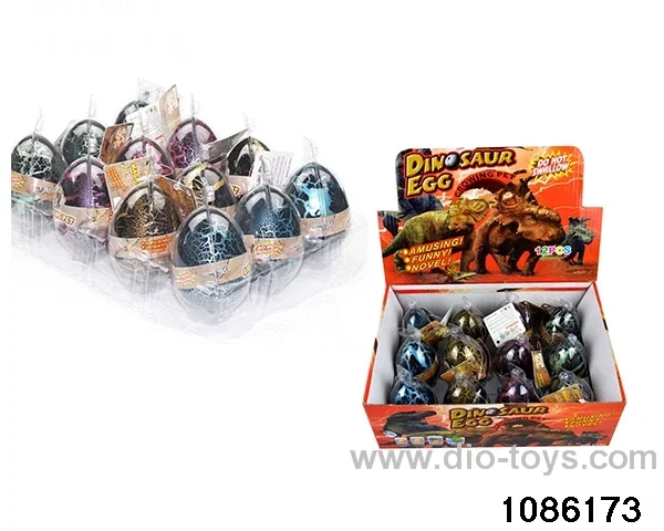 dinosaur egg in 12pcs display box