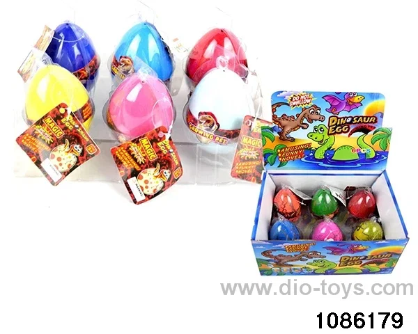 dinosaur egg in 6pcs display box