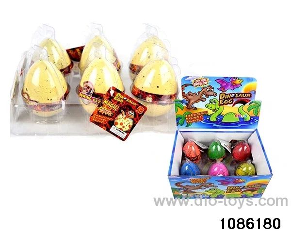 dinosaur egg in 6pcs display box