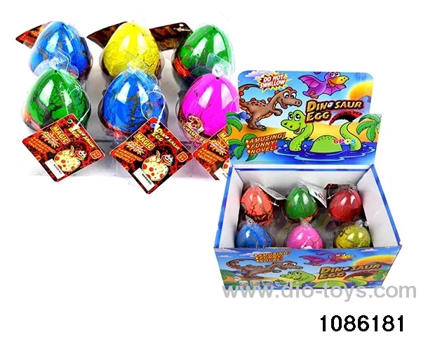 dinosaur egg in 6pcs display box