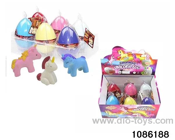 unicorn egg in 6pcs display box