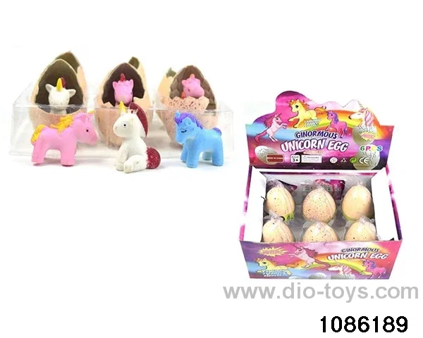 unicorn egg in 6pcs display box