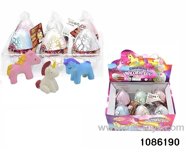 unicorn egg in 6pcs display box