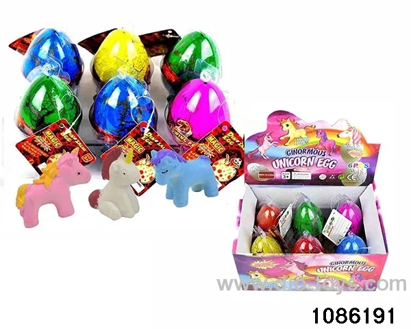 unicorn egg in 6pcs display box