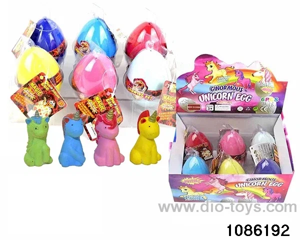 unicorn egg in 6pcs display box
