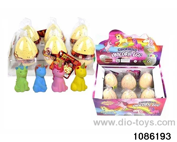 unicorn egg in 6pcs display box