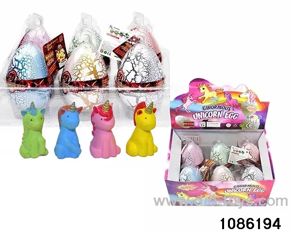 unicorn egg in 6pcs display box