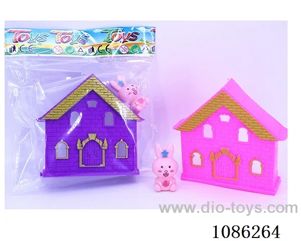 MINI Rabbit and House (2 color house mix)