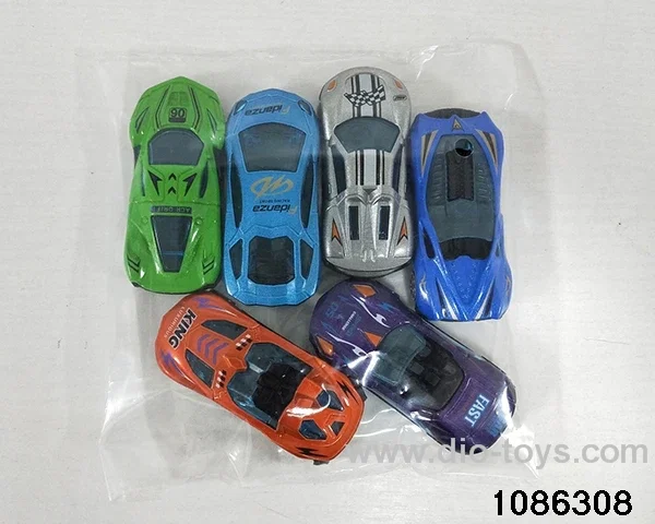 Sliding Alloy Car in opp bag