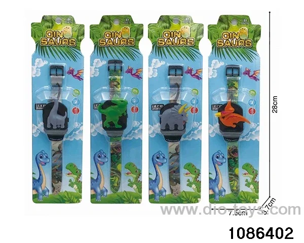 Dinosaur Electronic Watch in Blister with insert