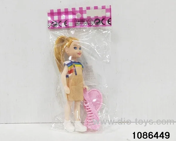 5 inch doll strap shoes in opp bag