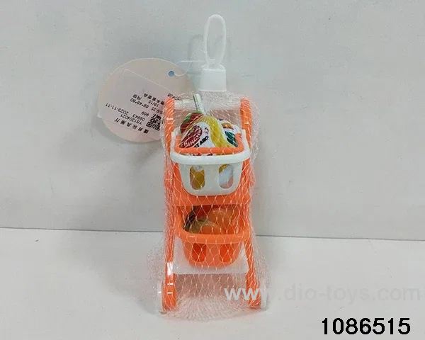 Double shopping trolley for desserts in Net bag