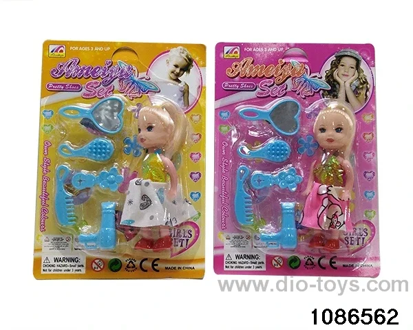 3 inch doll set in Blister card
