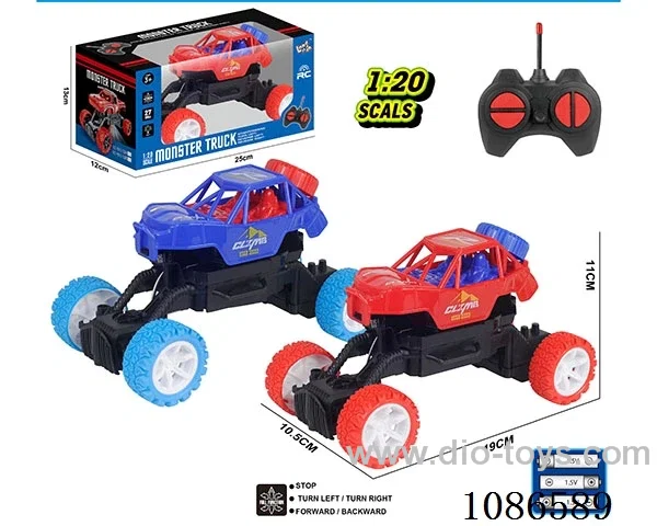 1:20 4ch rc car with light not included battery