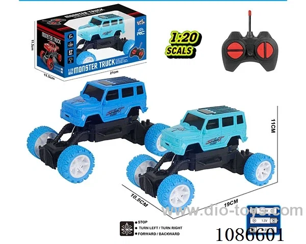1:20 4ch rc car with light not included battery