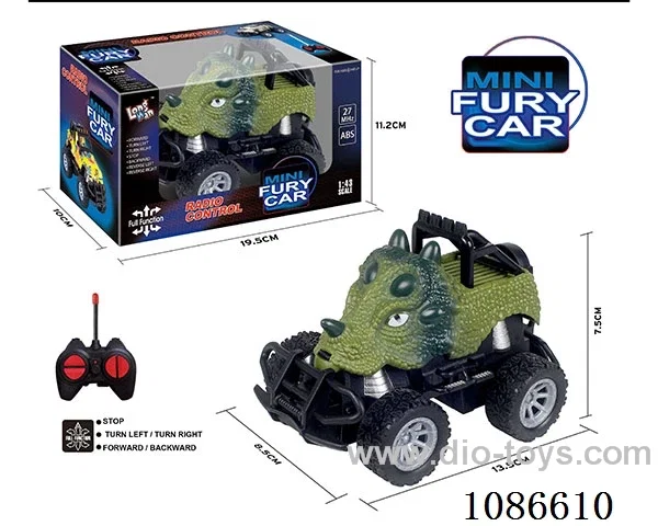 1:43 4ch rc car with light not included battery