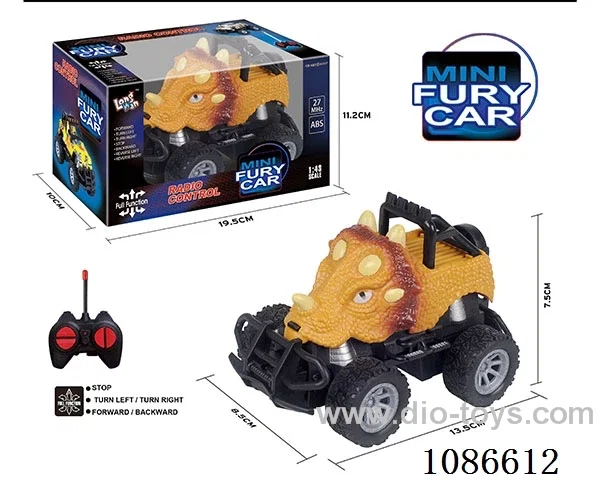 1:43 4ch rc car with light not included battery