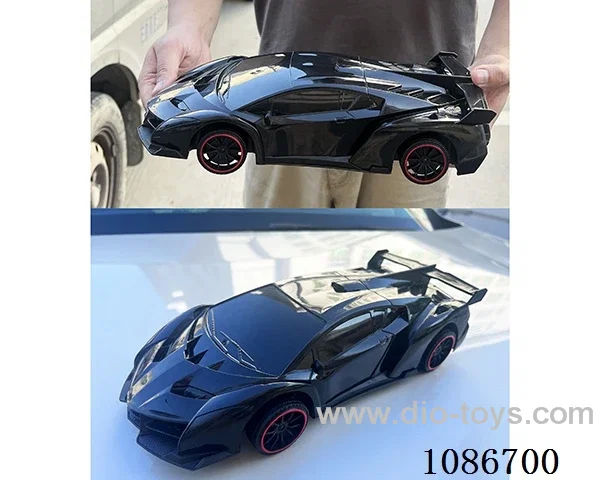 Lamborghini pure black inertial car