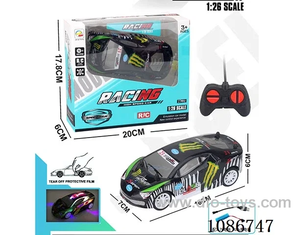 1:26 4ch rc car with light