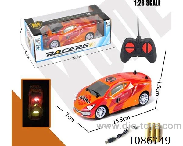 1:26 4ch rc car with light included battery