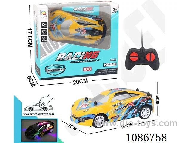 1:26 4ch rc car with light