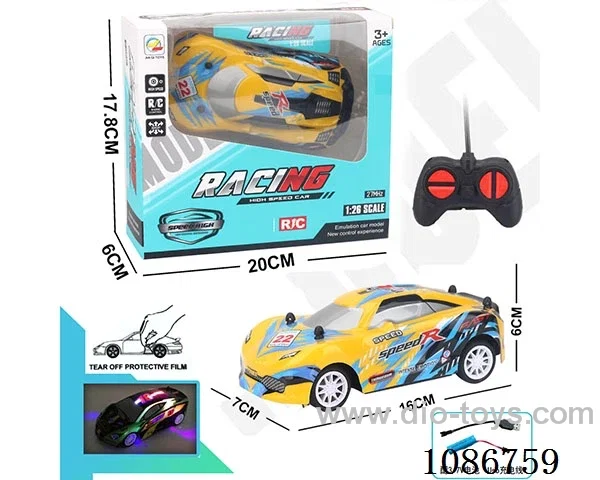 1:26 4ch rc car with light