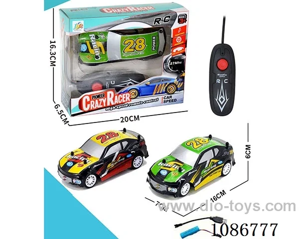 1:26 2ch rc car included battery