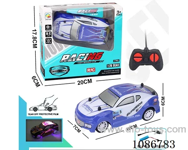 1:26 4ch rc car with light